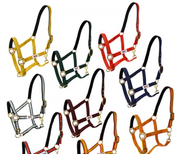 CABEZADA CUADRA HH NYLON DOBLE CON MOSQUETON