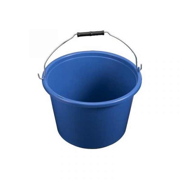 CUBO DE POLYPROPILENO CON ASA DE METAL 12 LITROS