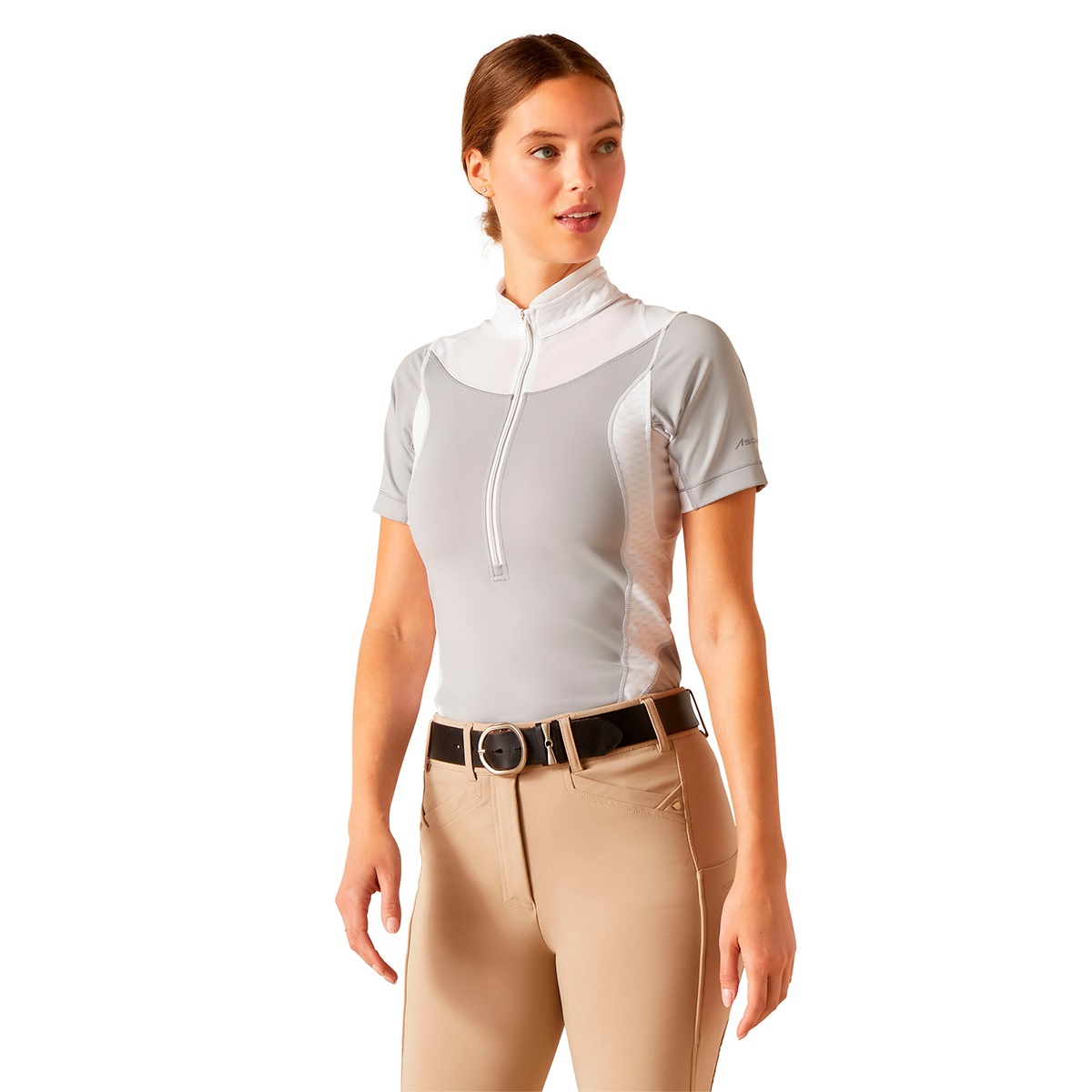 POLO CONCURSO ARIAT ASCENT MANGA CORTA MUJER