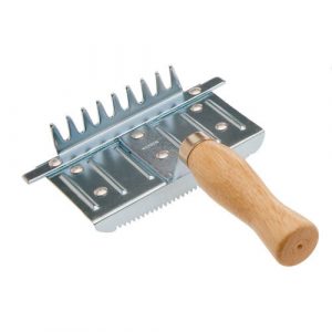ALMOHAZA HH METÁLICA GALVANIZADA CUADRADA ASA MADERA