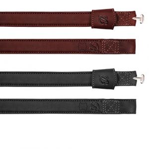 ACION ESTRIBO BATES CUERO LUXE LEATHER SIN HEBILLAS (PAR)