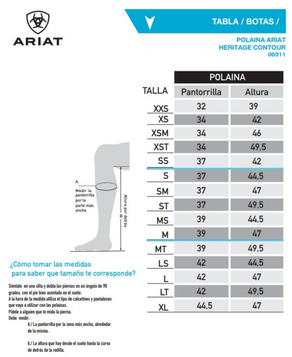 POLAINA ARIAT HERITAGE CONTOUR (PAR) - Imagen 6