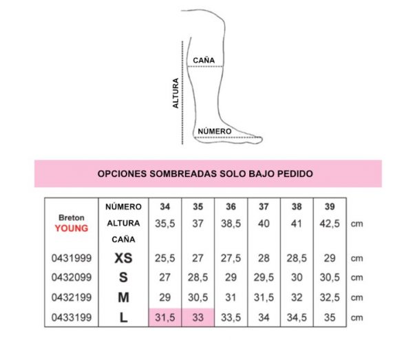 BOTA TATTINI BRETON YOUNG - Imagen 4