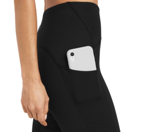 MALLAS EQUITACION ARIAT VENTURE THERMAL HALF GRIP MUJER - Imagen 4