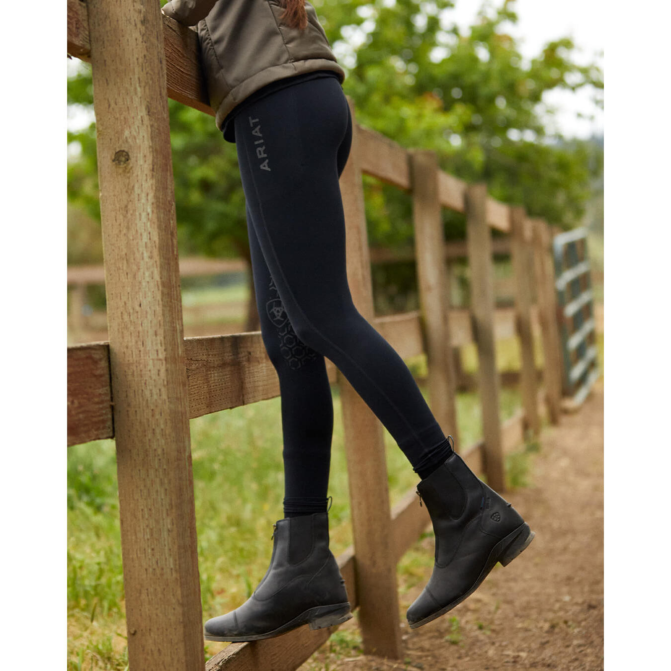 MALLAS EQUITACION ARIAT AVAIL HALF GRIP MUJER - Imagen 3