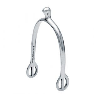 ESPUELA INGLESA SEFTON HOMBRE PUNTA REDONDA INOXIDABLE SIN RULETA (PAR)