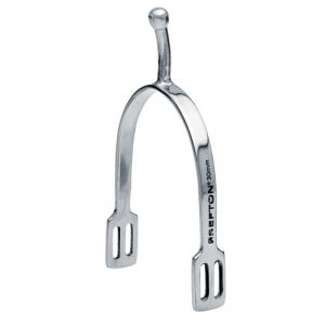 ESPUELA INGLESA SEFTON MUJER PUNTA BOLA INOXIDABLE SIN RULETA (PAR)