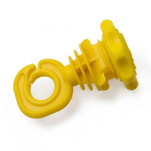 AISLADOR ELECTRICO LLAMPEC Nº6 PARA VARILLA E HILO (CAJA 10 UNIDADES)