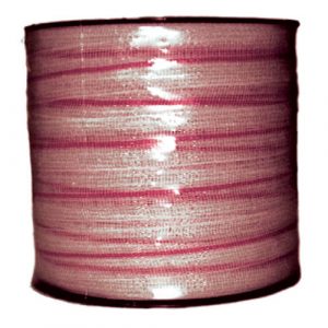 CINTA CERCA ELECTRICA LLAMPEC (BOBINA 200 M.) ANCHO 40 MM. BLANCO/ROJO