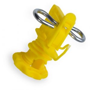 AISLADOR ELECTRICO LLAMPEC Nº95 PARA PUERTA Y VARILLA (CAJA 10 UNIDADES)