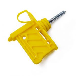 AISLADOR ELECTRICO LLAMPEC Nº20 CON ROSCA PARA MADERA Y CINTA (CAJA 10 UNIDADES)